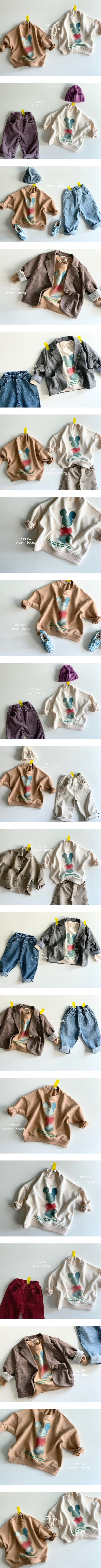 CREAM BBANG - Korean Children Fashion - #Kfashion4kids - Romance Sweatshirt