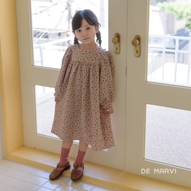 DE MARVI - Korean Children Fashion - #Kfashion4kids - Rose One-piece - 10