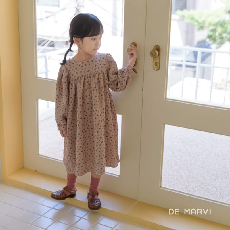 DE MARVI - Korean Children Fashion - #Kfashion4kids - Rose One-piece - 11