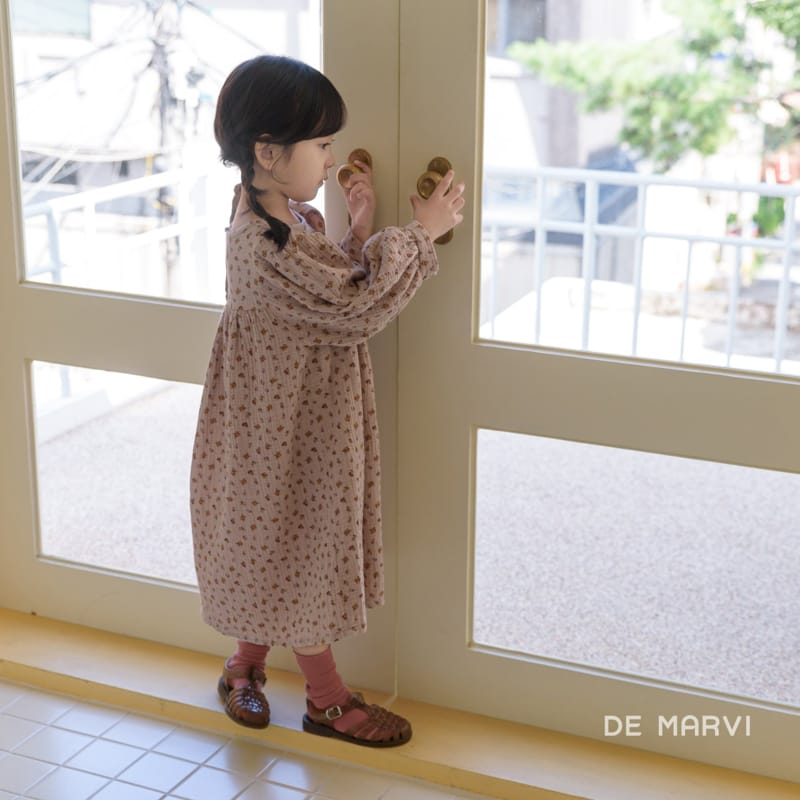 DE MARVI - Korean Children Fashion - #Kfashion4kids - Rose One-piece - 12