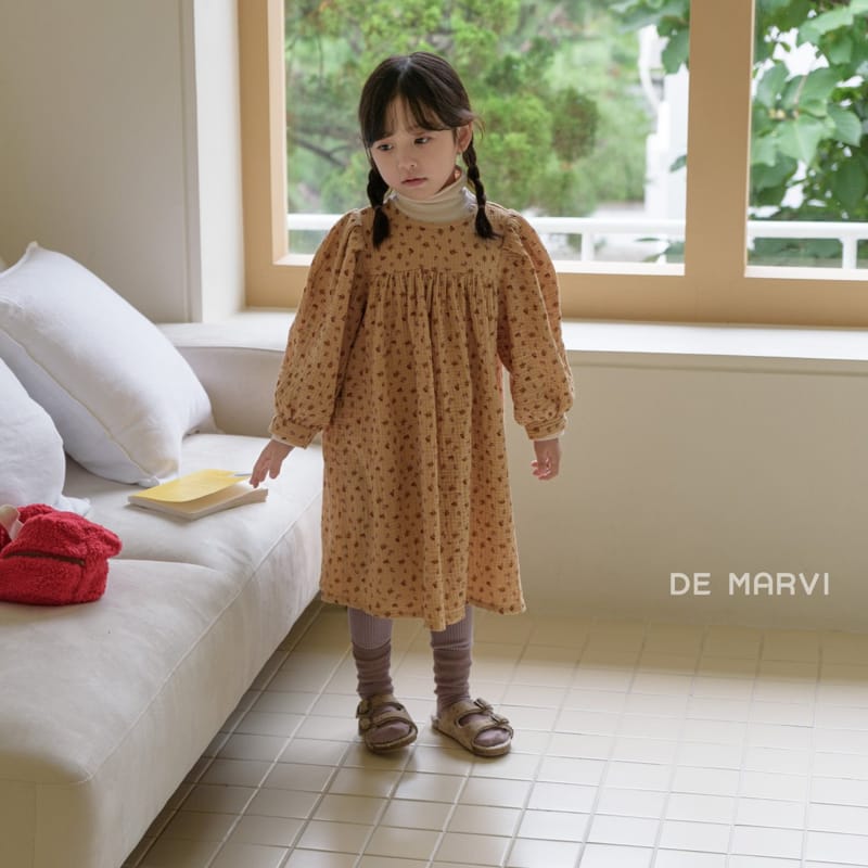 DE MARVI - Korean Children Fashion - #Kfashion4kids - Rose One-piece - 3