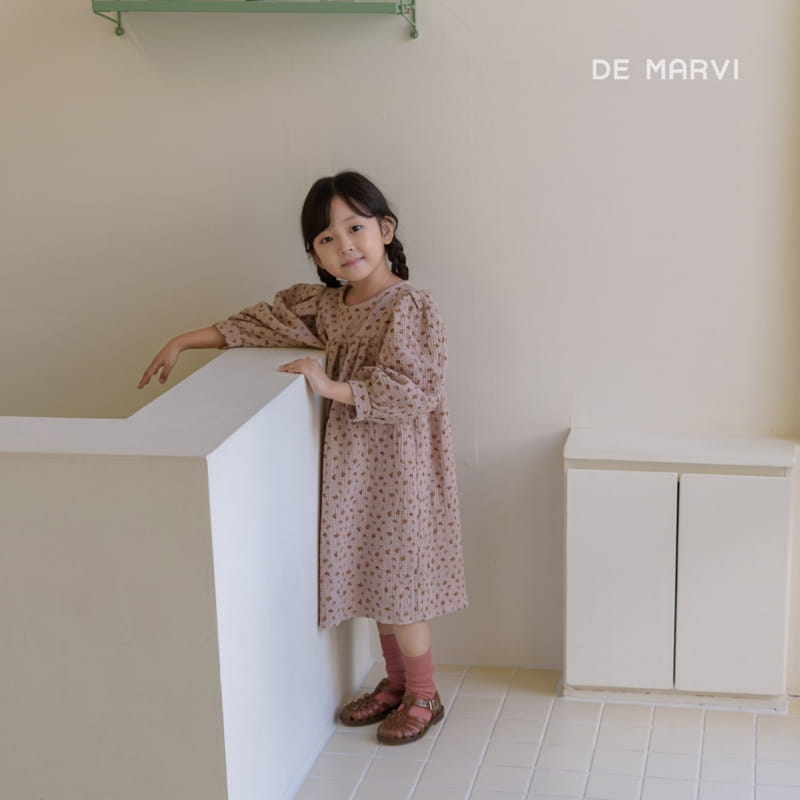 DE MARVI - Korean Children Fashion - #Kfashion4kids - Rose One-piece - 9