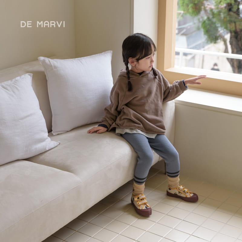 DE MARVI - Korean Children Fashion - #Kfashion4kids - Two Stripes Leggings - 3