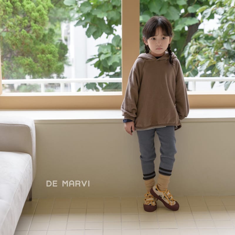 DE MARVI - Korean Children Fashion - #Kfashion4kids - Two Stripes Leggings - 4