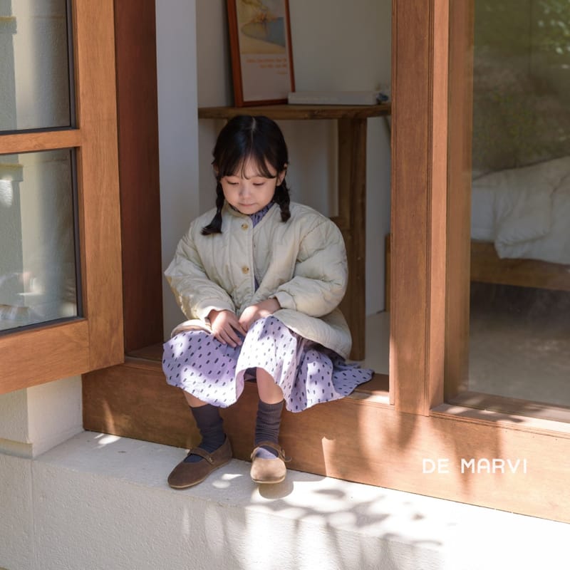 DE MARVI - Korean Children Fashion - #Kfashion4kids - Shirring One-piece - 6