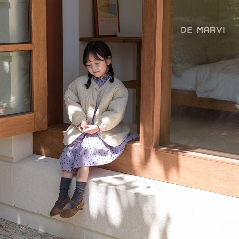 DE MARVI - Korean Children Fashion - #Kfashion4kids - Shirring One-piece - 7