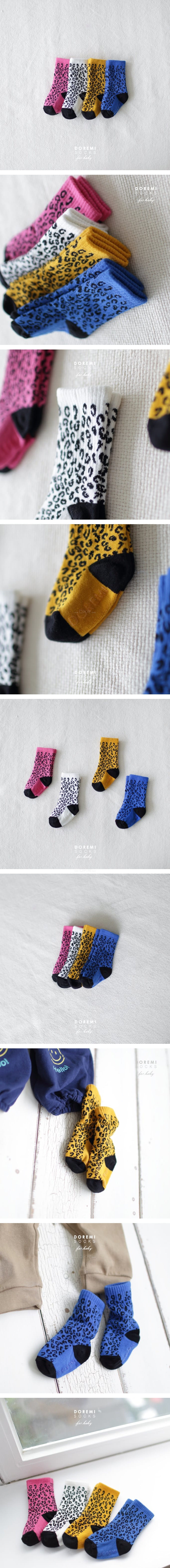 DOREMI SOCKS - Korean Children Fashion - #Kfashion4kids - Leo Band Socks [set of 4]