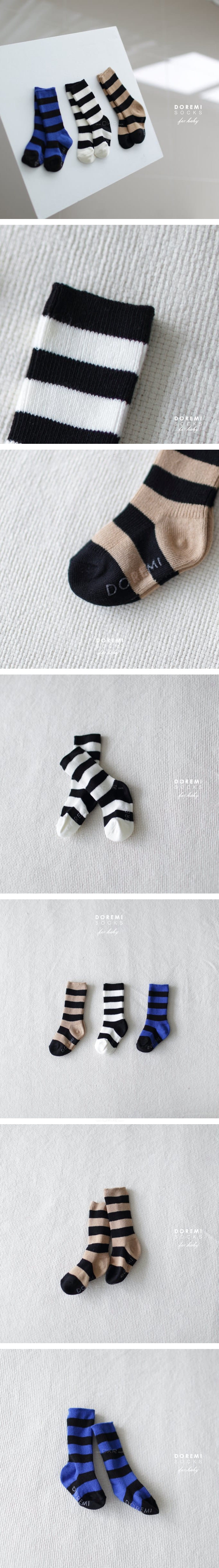 DOREMI SOCKS - Korean Children Fashion - #Kfashion4kids - Honey Bee Socks [set of 3]