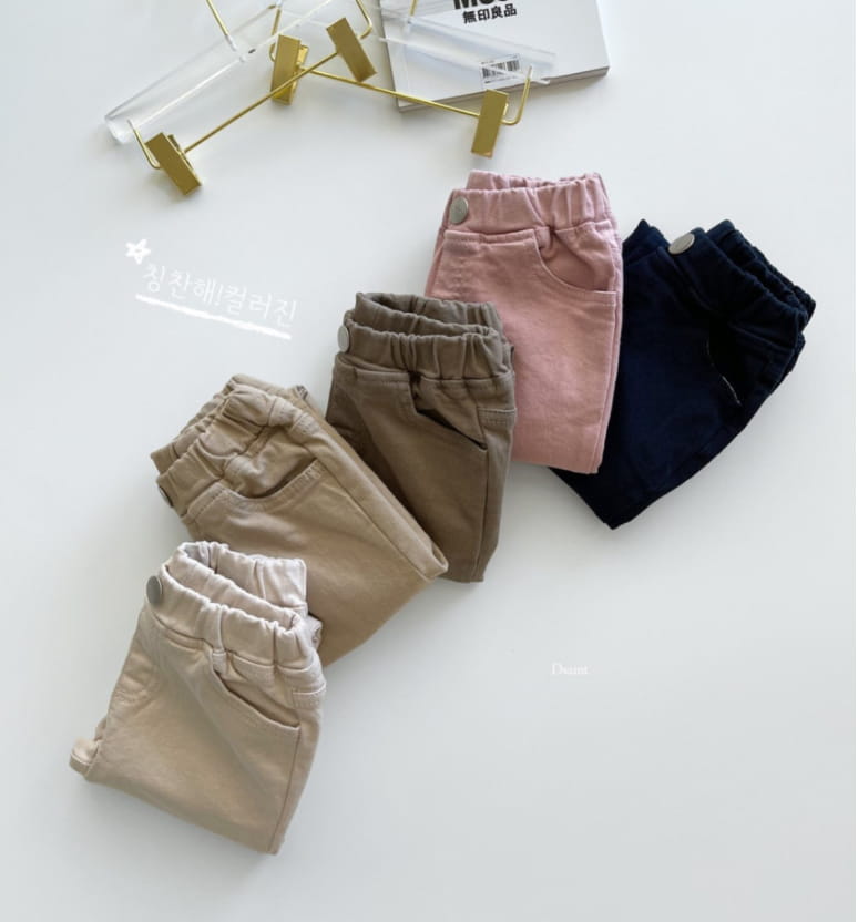 DSAINT - Korean Children Fashion - #Kfashion4kids - Praise Color Jeans