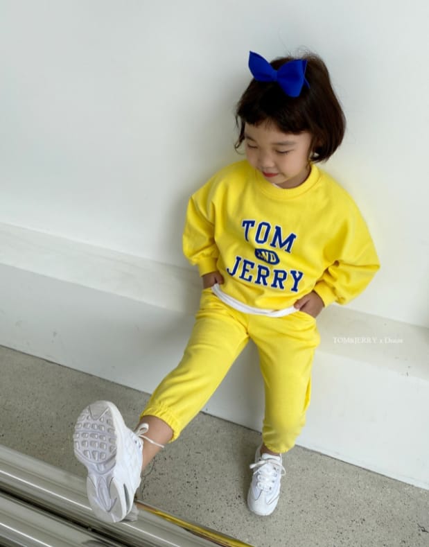 DSAINT - Korean Children Fashion - #Kfashion4kids - Tom and Jerry Top Bottom Set - 11