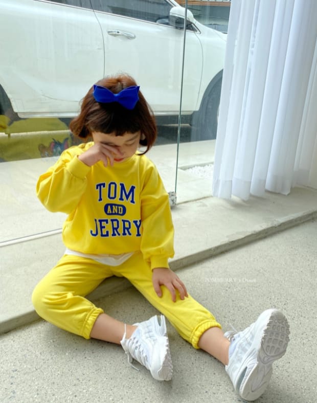 DSAINT - Korean Children Fashion - #Kfashion4kids - Tom and Jerry Top Bottom Set - 12