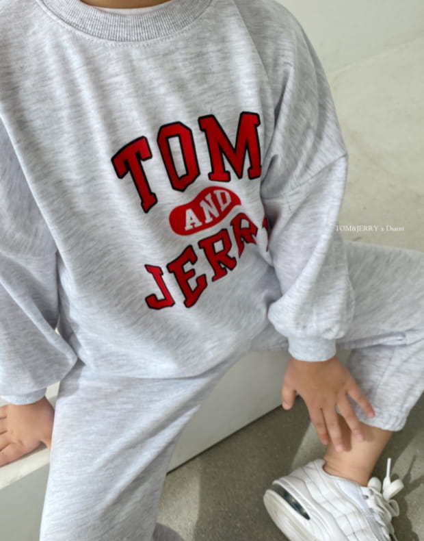 DSAINT - Korean Children Fashion - #Kfashion4kids - Tom and Jerry Top Bottom Set - 2