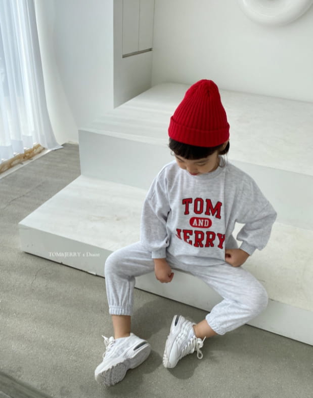 DSAINT - Korean Children Fashion - #Kfashion4kids - Tom and Jerry Top Bottom Set - 3