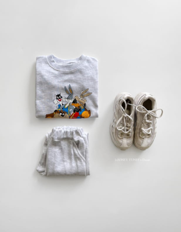 DSAINT - Korean Children Fashion - #Kfashion4kids - Champion Luni Toon Top Jogger Pants Set - 9
