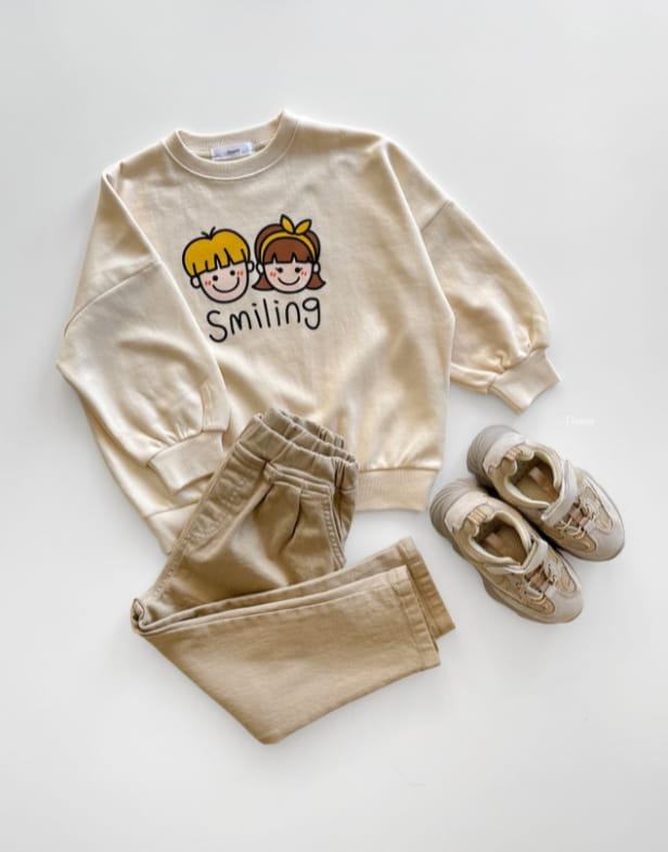 DSAINT - Korean Children Fashion - #Kfashion4kids - Smiling Sweatshirt