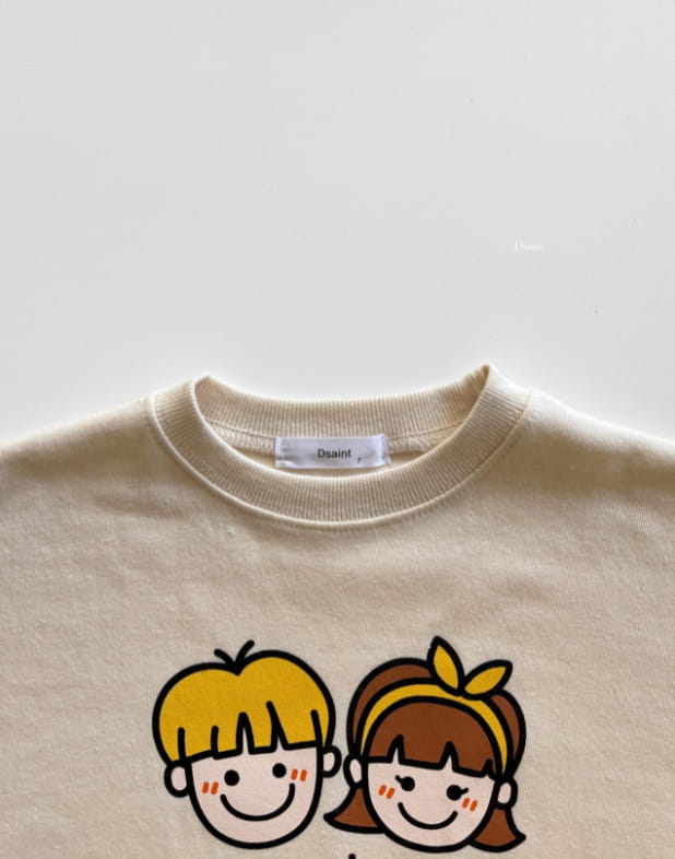 DSAINT - Korean Children Fashion - #Kfashion4kids - Smiling Sweatshirt - 5