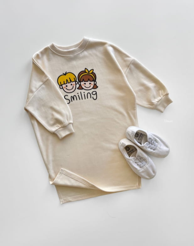DSAINT - Korean Children Fashion - #Kfashion4kids - Smiling One-piece