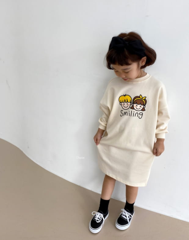 DSAINT - Korean Children Fashion - #Kfashion4kids - Smiling One-piece - 2