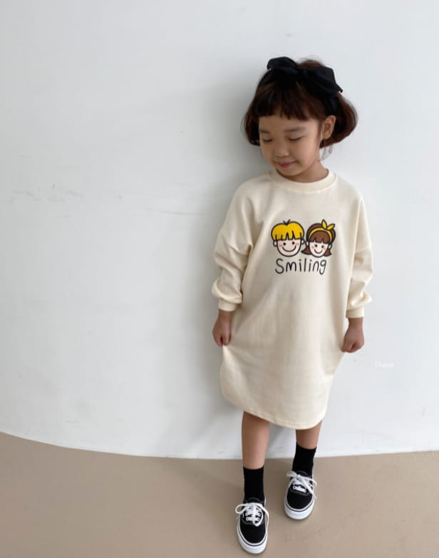 DSAINT - Korean Children Fashion - #Kfashion4kids - Smiling One-piece - 3