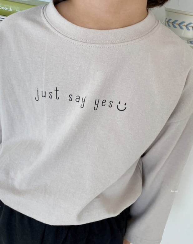 DSAINT - Korean Children Fashion - #Kfashion4kids - Yes Smile Tee - 5