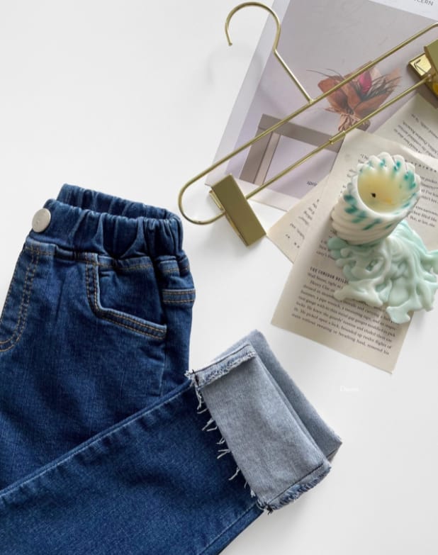DSAINT - Korean Children Fashion - #Kfashion4kids - Right Now Roll Up Jeans - 6