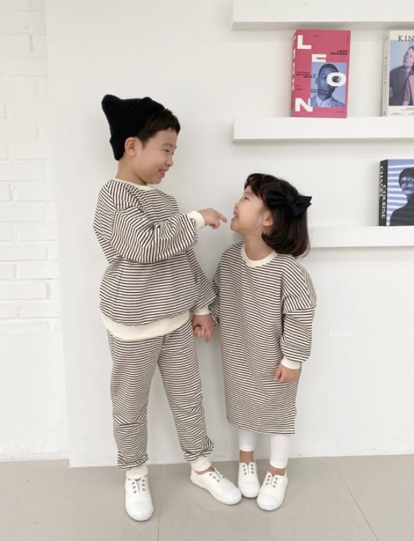 DSAINT - Korean Children Fashion - #Kfashion4kids - Yam Yam Top Bottom Set - 4