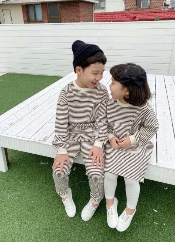 DSAINT - Korean Children Fashion - #Kfashion4kids - Yam Yam Top Bottom Set - 5