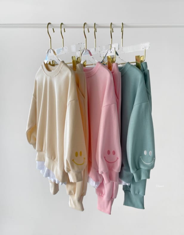 DSAINT - Korean Children Fashion - #Kfashion4kids - Smilr Layered Top Bottom Set