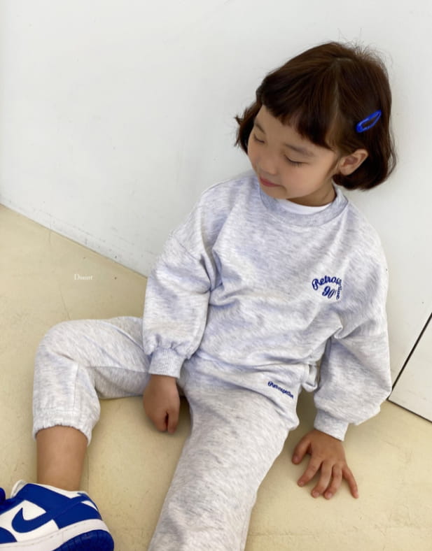 DSAINT - Korean Children Fashion - #Kfashion4kids - Retro 90 Jogger Top Bottom Set - 3