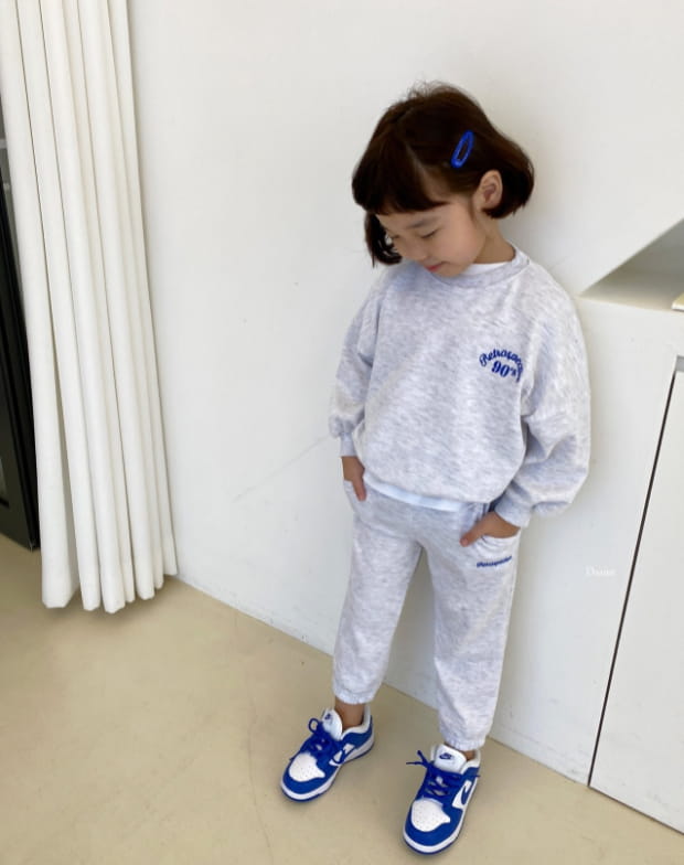 DSAINT - Korean Children Fashion - #Kfashion4kids - Retro 90 Jogger Top Bottom Set - 5