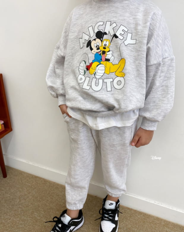 DSAINT - Korean Children Fashion - #Kfashion4kids - Logo Mickey Fluto Top Bottom Set - 4