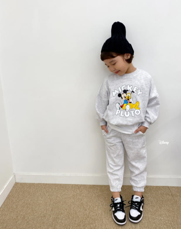 DSAINT - Korean Children Fashion - #Kfashion4kids - Logo Mickey Fluto Top Bottom Set - 5