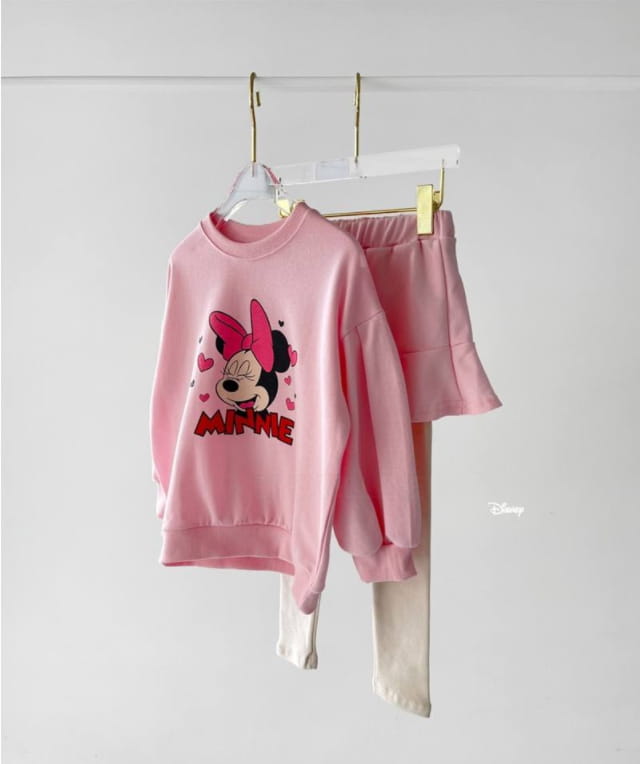 DSAINT - Korean Children Fashion - #Kfashion4kids - Mini Ddiyong Top Skirt Leggings Set