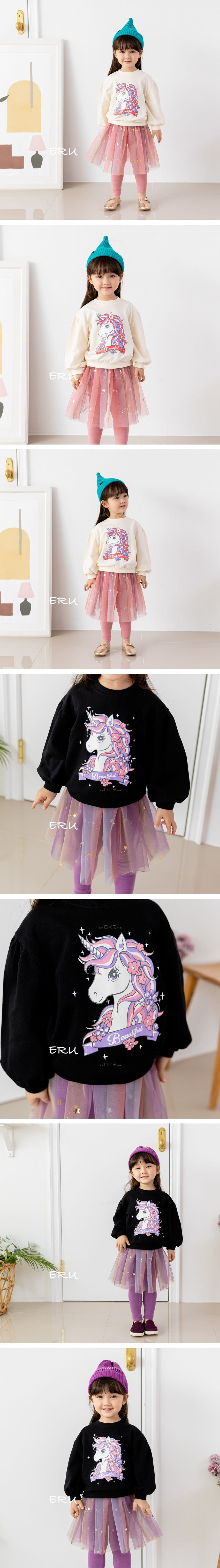 E.RU - Korean Children Fashion - #Kfashion4kids - Unicorn Tee