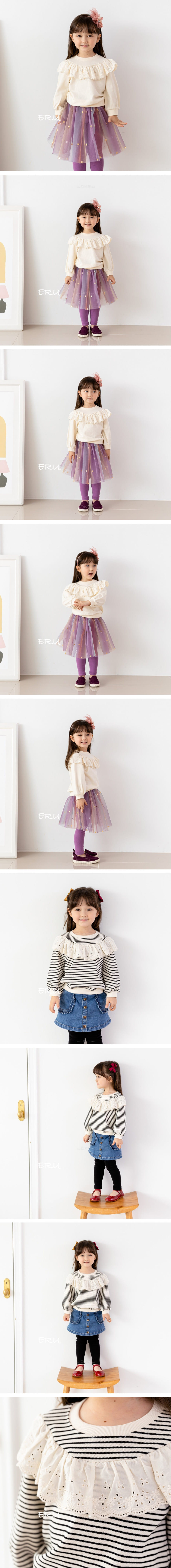 E.RU - Korean Children Fashion - #Kfashion4kids - Lace Cape Tee