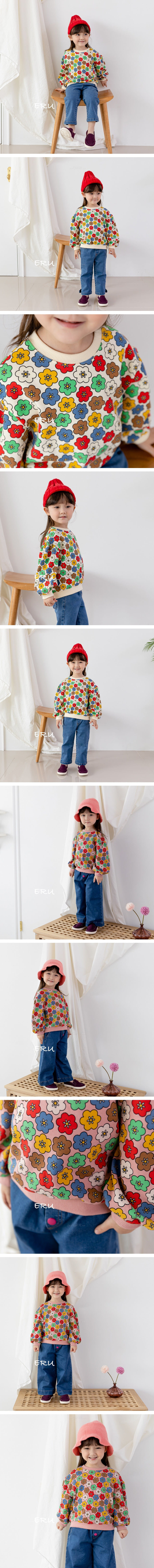 E.RU - Korean Children Fashion - #Kfashion4kids - Seven Flower Tee
