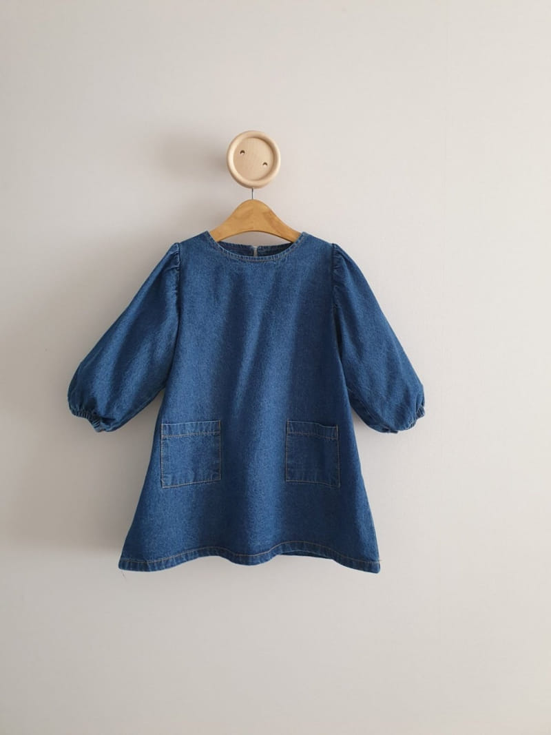 ECLAIR - Korean Children Fashion - #Kfashion4kids - Denim One-piece - 4