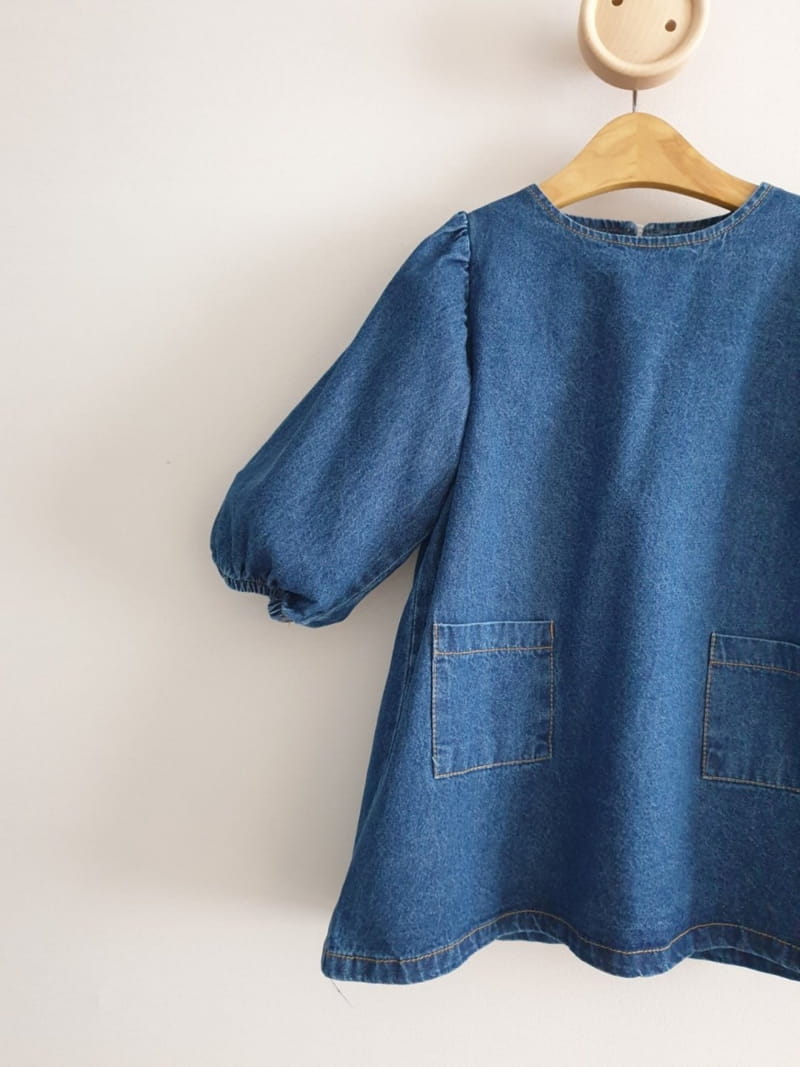 ECLAIR - Korean Children Fashion - #Kfashion4kids - Denim One-piece - 5