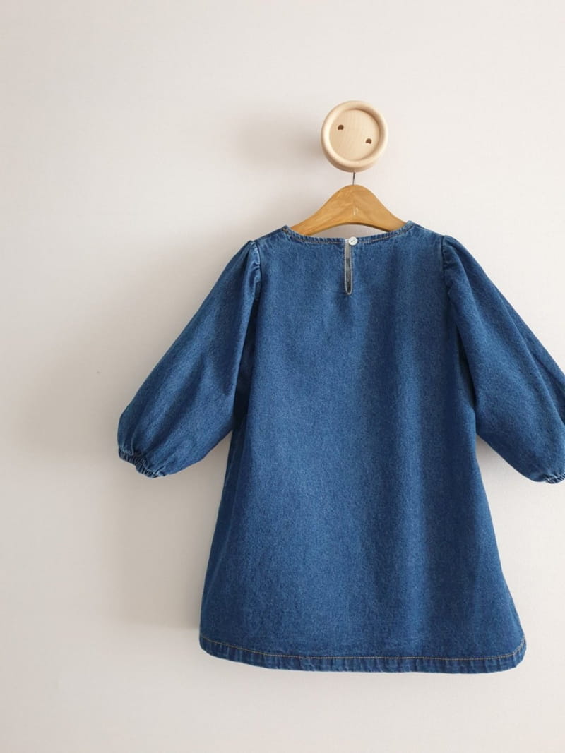 ECLAIR - Korean Children Fashion - #Kfashion4kids - Denim One-piece - 6