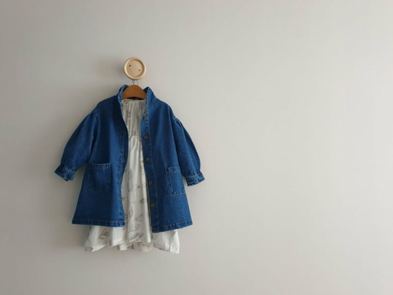 ECLAIR - Korean Children Fashion - #Kfashion4kids - Denim Long Jacket - 7