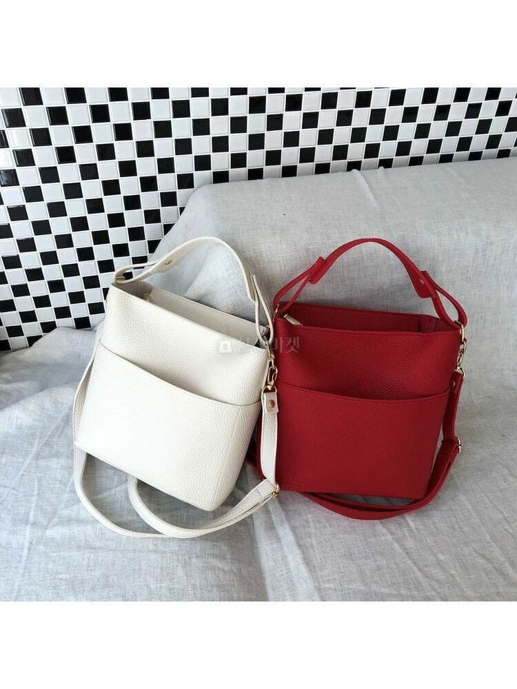 EVENDAYS - Korean Children Fashion - #Kfashion4kids - Lamere Pocket Tote Cross Bag - 2