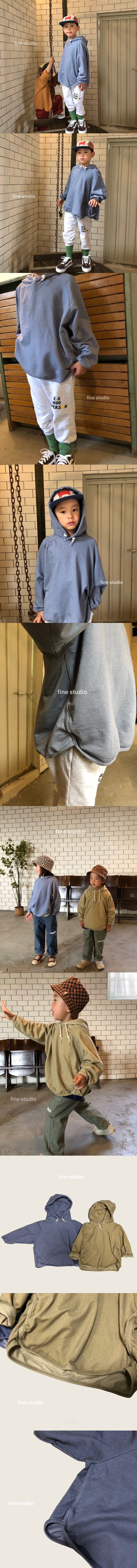 FINE STUDIO - Korean Children Fashion - #Kfashion4kids - Pigment Hoody