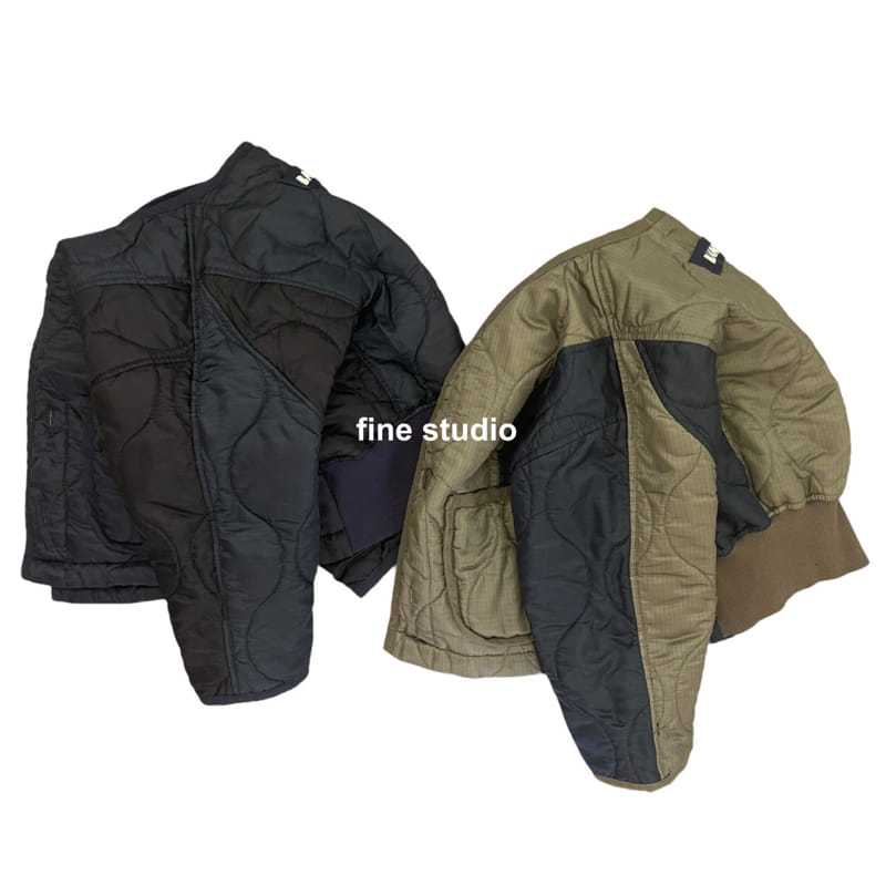 FINE STUDIO - Korean Children Fashion - #Kfashion4kids - Balance Quilting Jacket with Mom - 2
