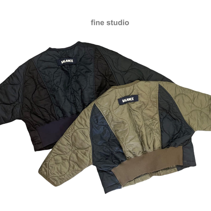 FINE STUDIO - Korean Children Fashion - #Kfashion4kids - Balance Quilting Jacket with Mom - 3