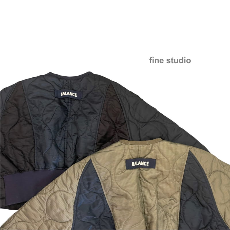 FINE STUDIO - Korean Children Fashion - #Kfashion4kids - Balance Quilting Jacket with Mom - 4