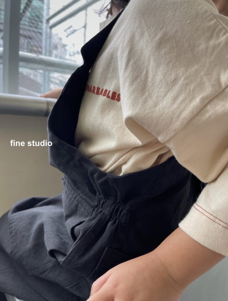 FINE STUDIO - Korean Children Fashion - #Kfashion4kids - Balance Dungarees Pants with Mom - 10