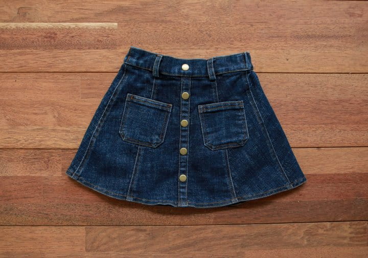 FLO - Korean Children Fashion - #Kfashion4kids - Sunny Denim Skirt