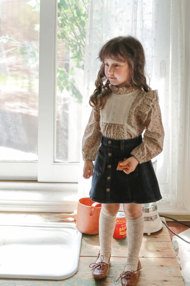 FLO - Korean Children Fashion - #Kfashion4kids - Sunny Denim Skirt - 12