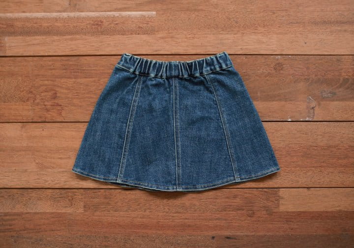 FLO - Korean Children Fashion - #Kfashion4kids - Sunny Denim Skirt - 4