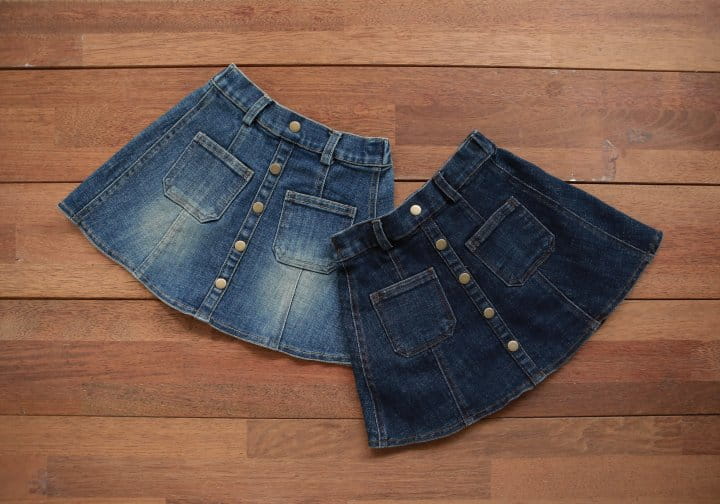 FLO - Korean Children Fashion - #Kfashion4kids - Sunny Denim Skirt - 5